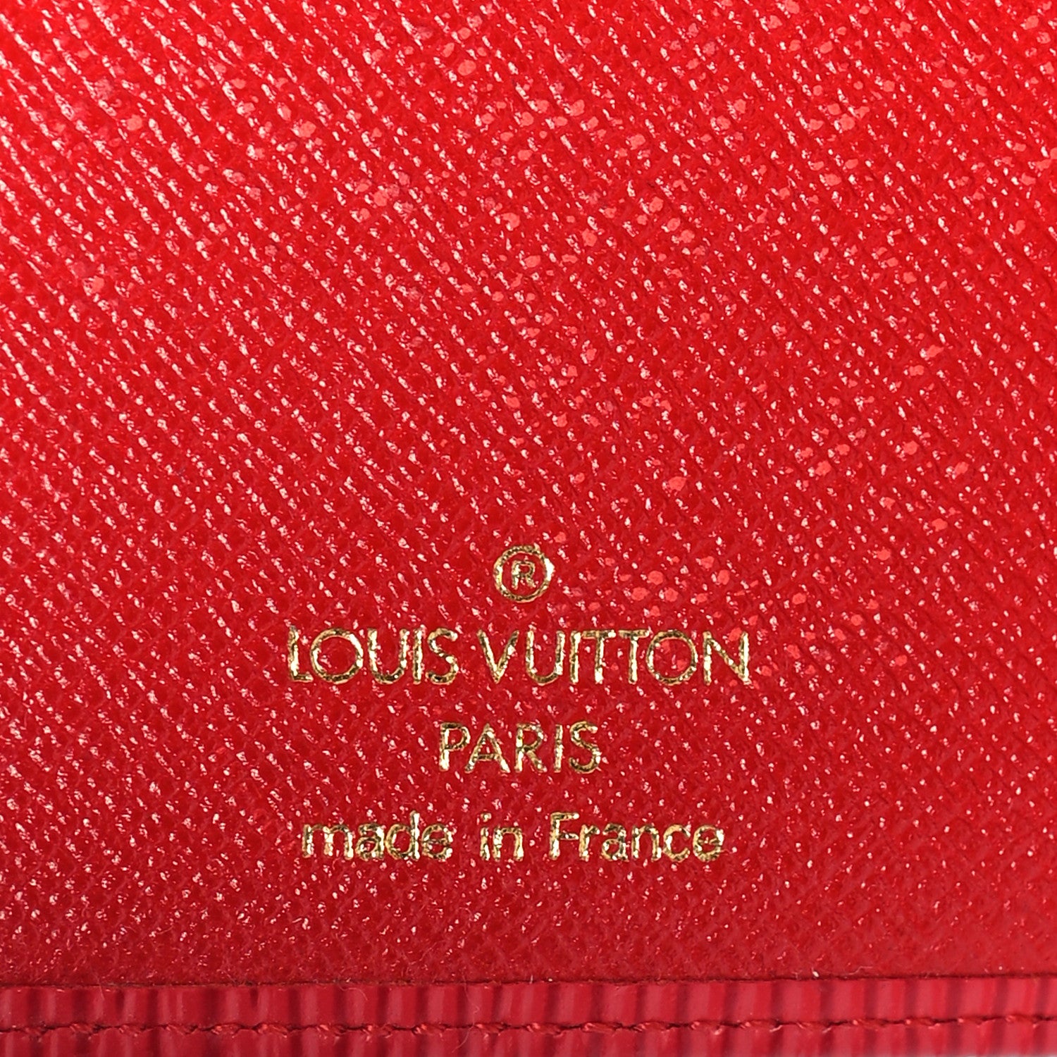 Louis Vuitton Epi French Purse Wallet Castillan Red 6 of 8