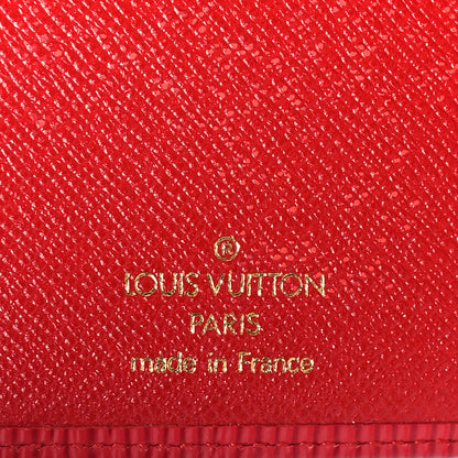 Louis Vuitton Epi French Purse Wallet Castillan Red 6 of 8