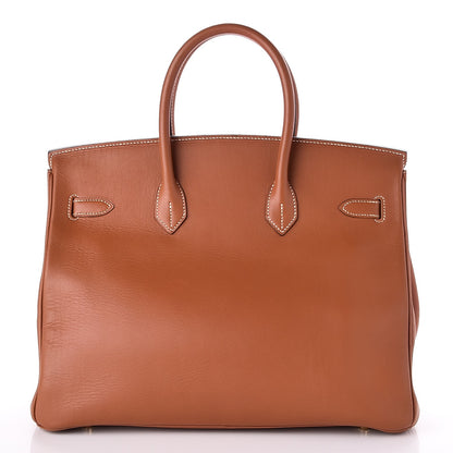 Hermes Natural Barenia Birkin 35 Fauve 4 of 23