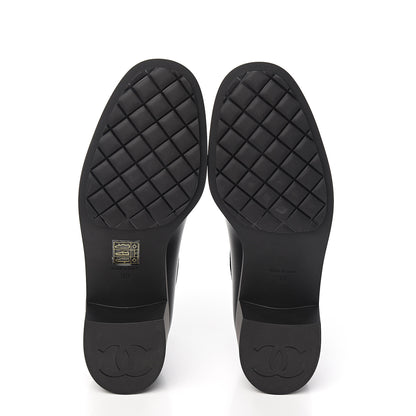 Chanel PVC CC Short Boots 38 Black 5 of 8