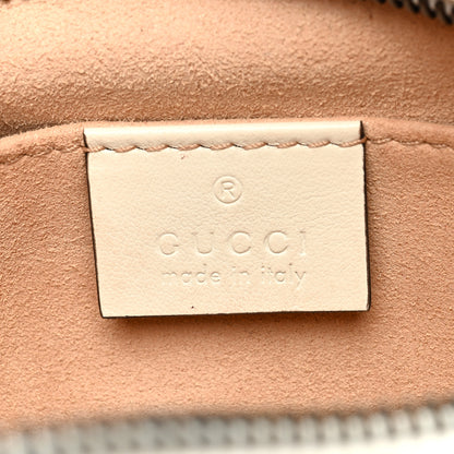 Gucci Calfskin Matelasse Mini GG Marmont Chain Shoulder Bag White 6 of 13