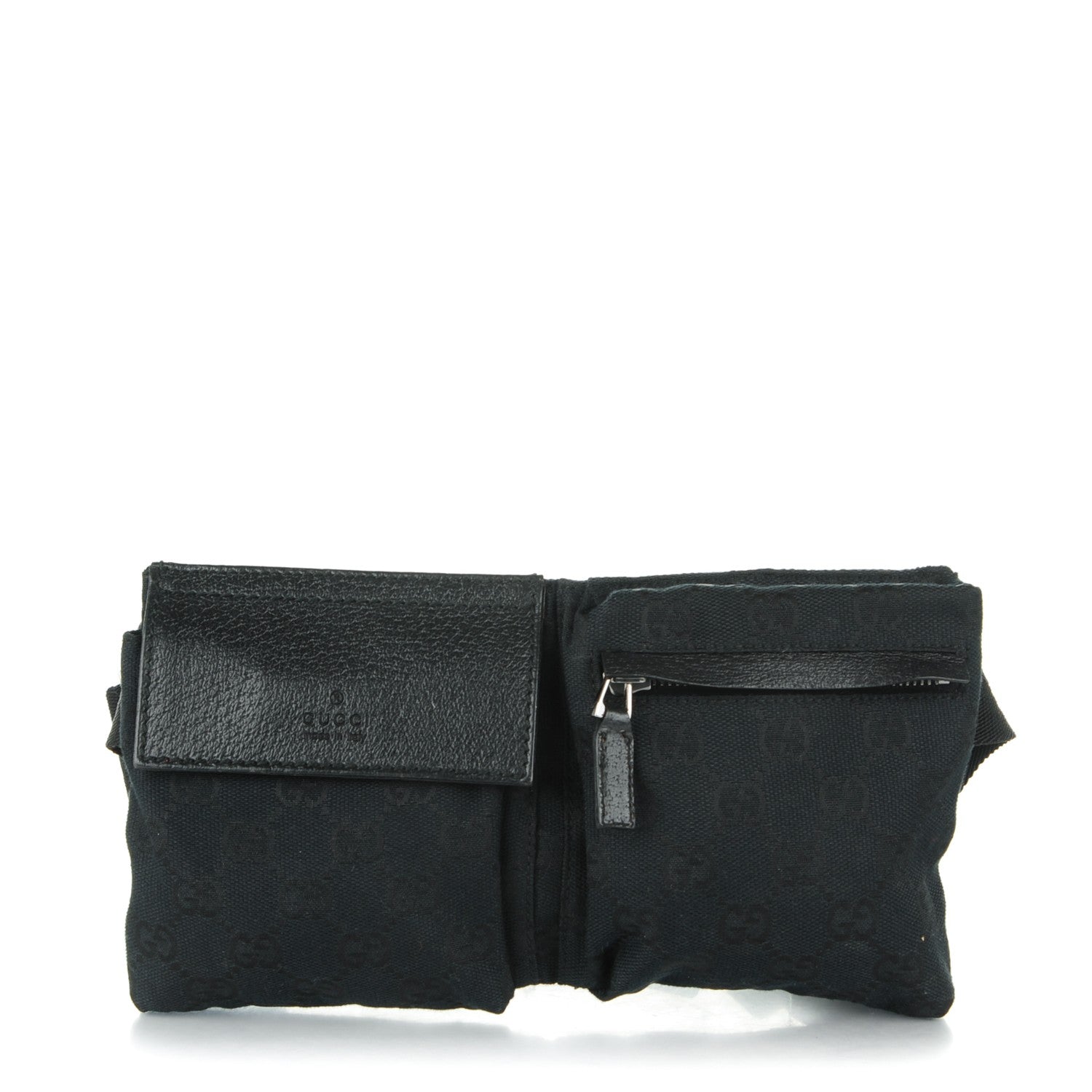 Gucci Monogram Belt Bag Black 1 of 7