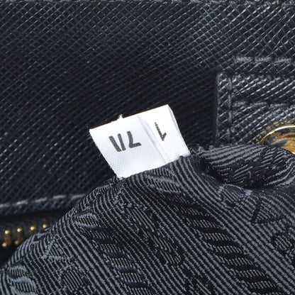 Prada Saffiano Lux Small Tote Nero Black 8 of 10