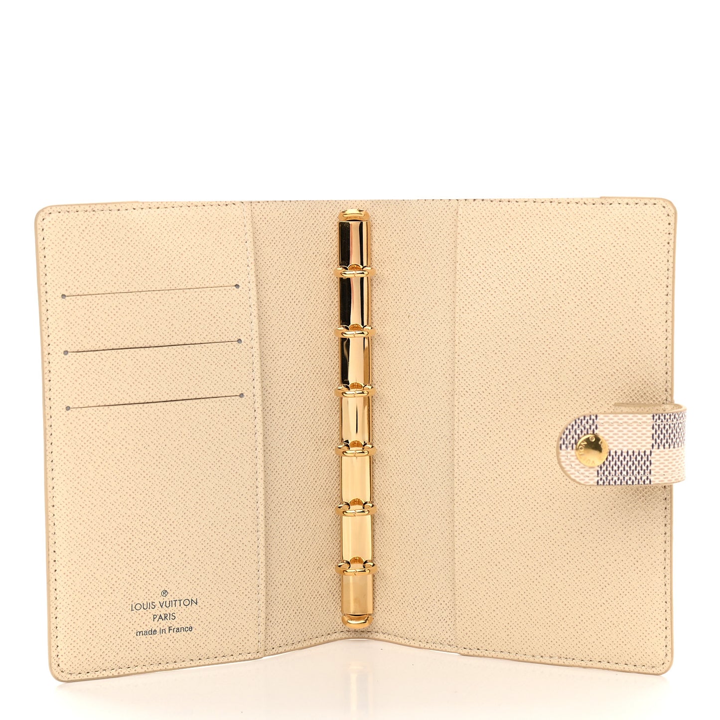 Damier Azur Small Ring Agenda Cover