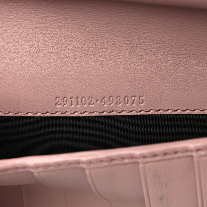 Gucci Patent Soho Zip Around Wallet Dark Cipria 7 of 23