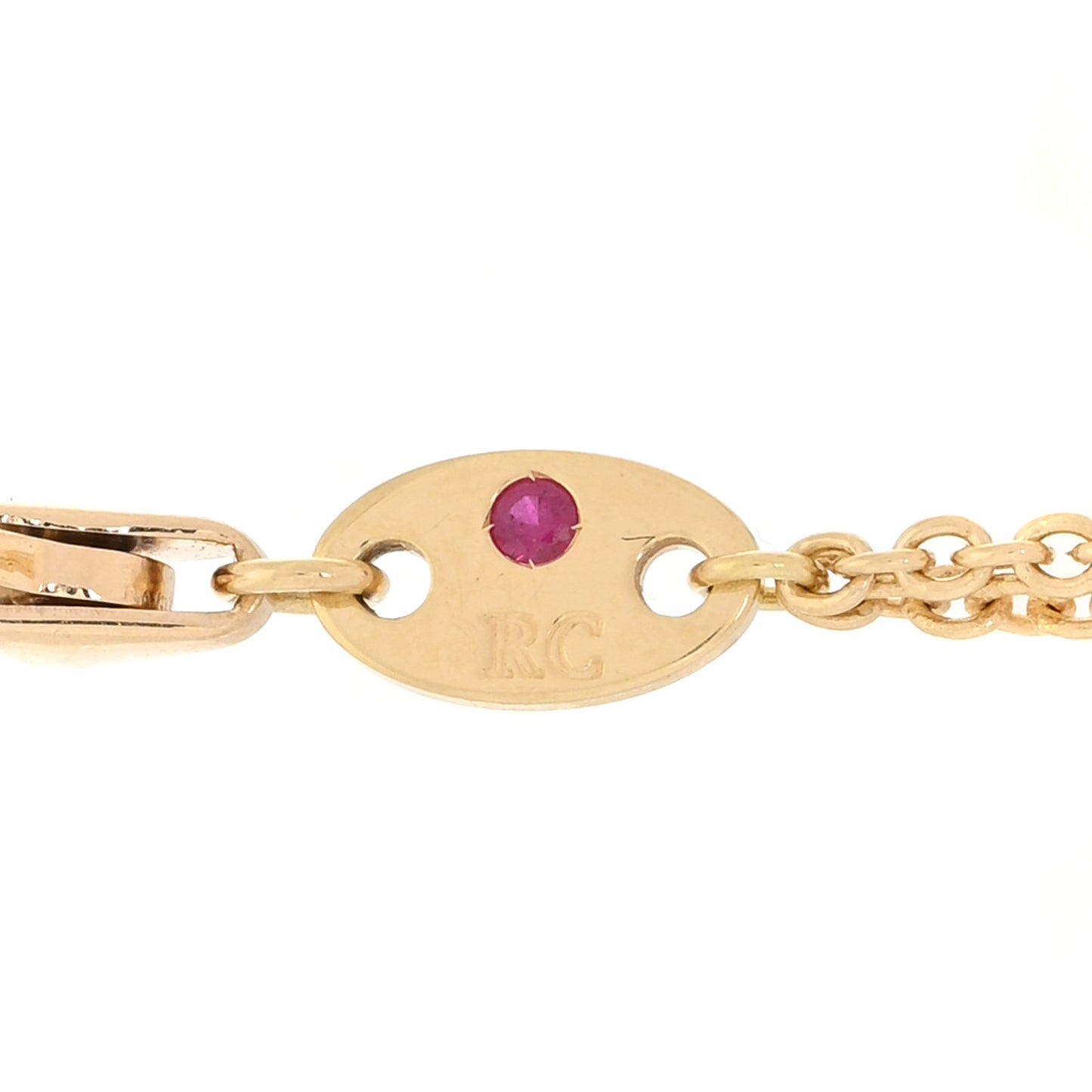 18K Yellow Gold Diamond Mother of Pearl Daisy Double Chain Bracelet