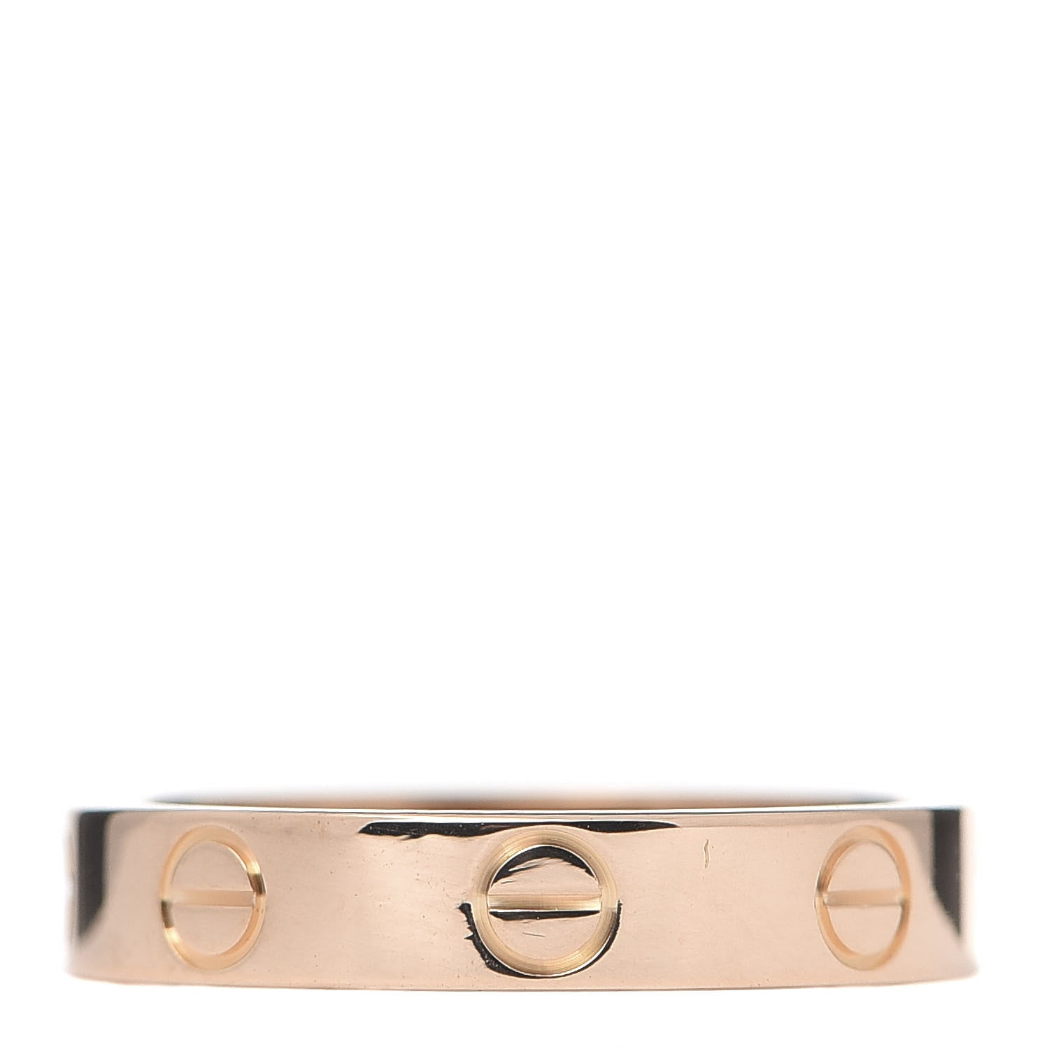 Cartier 18K Pink Gold 3.5mm LOVE Wedding Band Ring 50 5.25 3 of 4