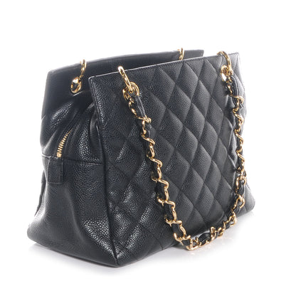 Chanel Caviar Quilted Petit Timeless Tote PTT Black 3 of 6