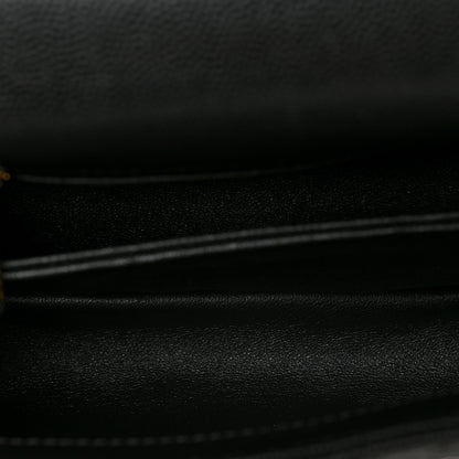 Chanel Caviar Lizard Quilted Mini Coco Handle Flap Black 5 of 8