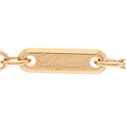 Chopard 18K Yellow Gold Happy Diamonds Icons Floating Heart Pendant Necklace 4 of 5