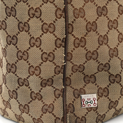 Gucci GG Monogram Web Pop Tote Dark Brown 16 of 16