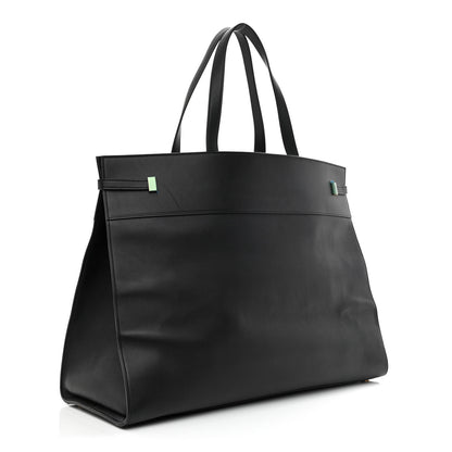 Saint Laurent Calfskin Large Manhattan Shopper Tote Black 2 of 9