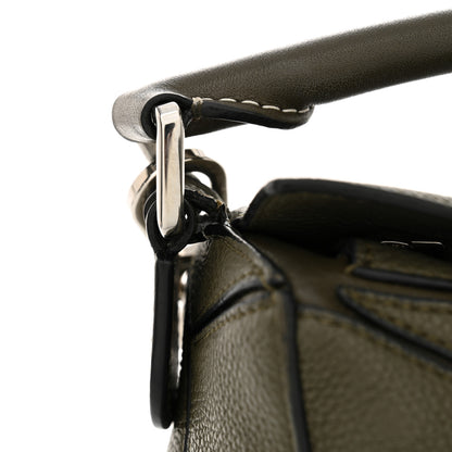 Loewe Calfskin Small Puzzle Bag Khaki Green 12 of 13