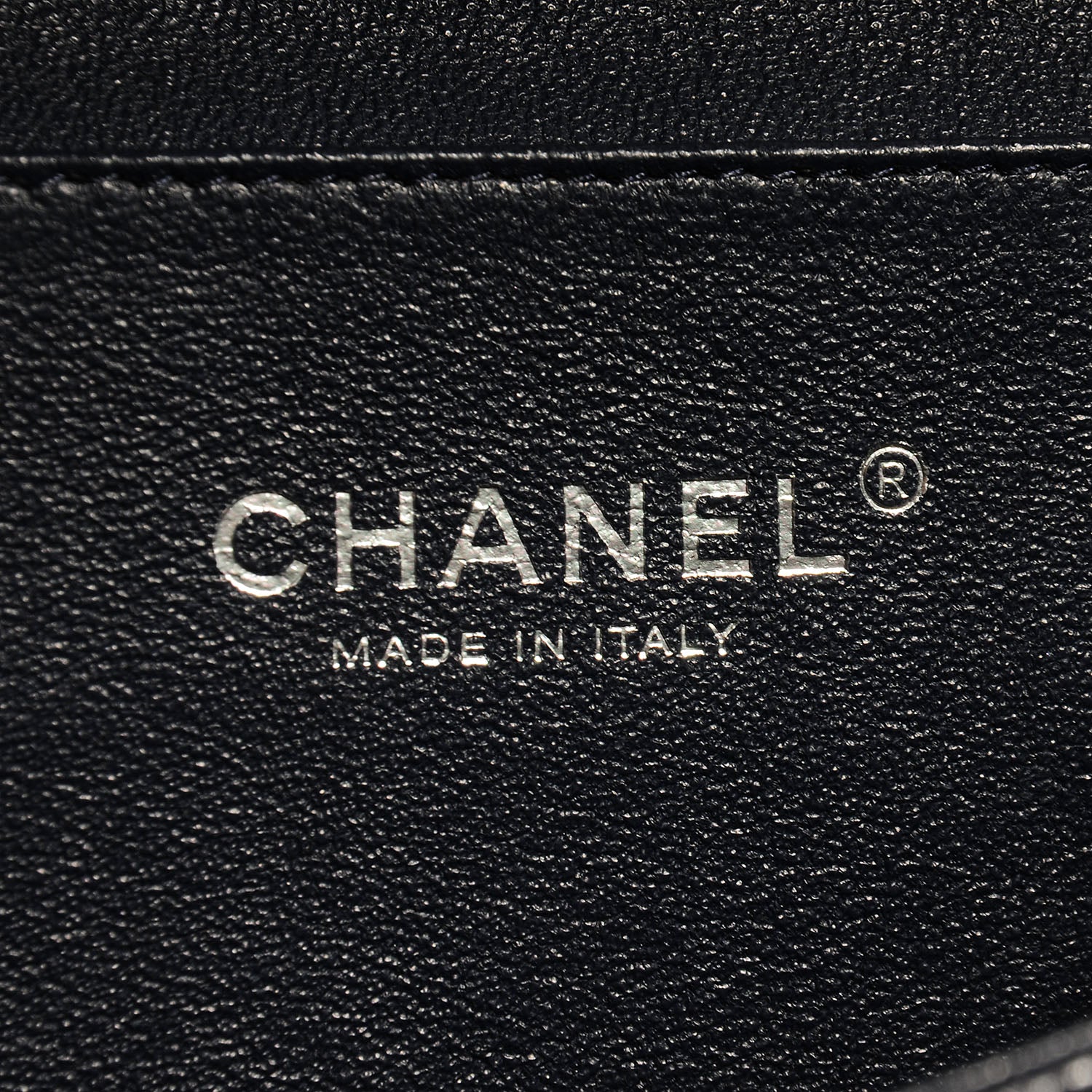 Chanel Caviar Quilted Clutch With Chain Flap Navy Blue 7 of 8