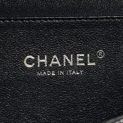 Chanel Caviar Quilted Clutch With Chain Flap Navy Blue 7 of 8