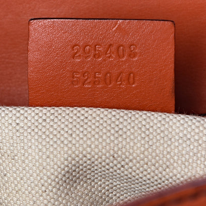 Gucci Guccissima Large Emily Chain Shoulder Bag Sun Orange 7 of 10