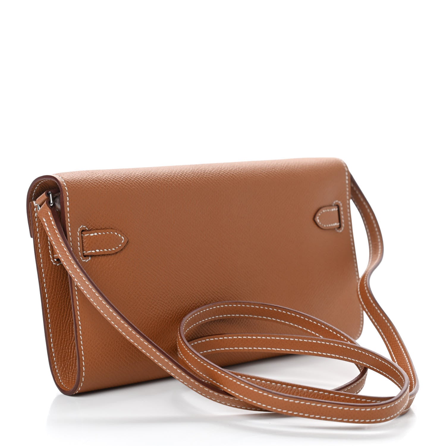 Hermes Epsom Kelly Wallet To Go Gold 3 of 9