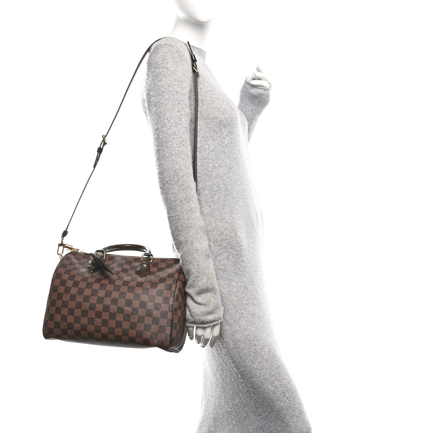 Louis Vuitton Damier Ebene Speedy Bandouliere 30 2 of 12