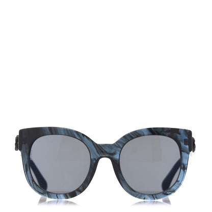 Chanel Acetate Butterfly Signature CC Sunglasses 5358 Dark Blue 2 of 8
