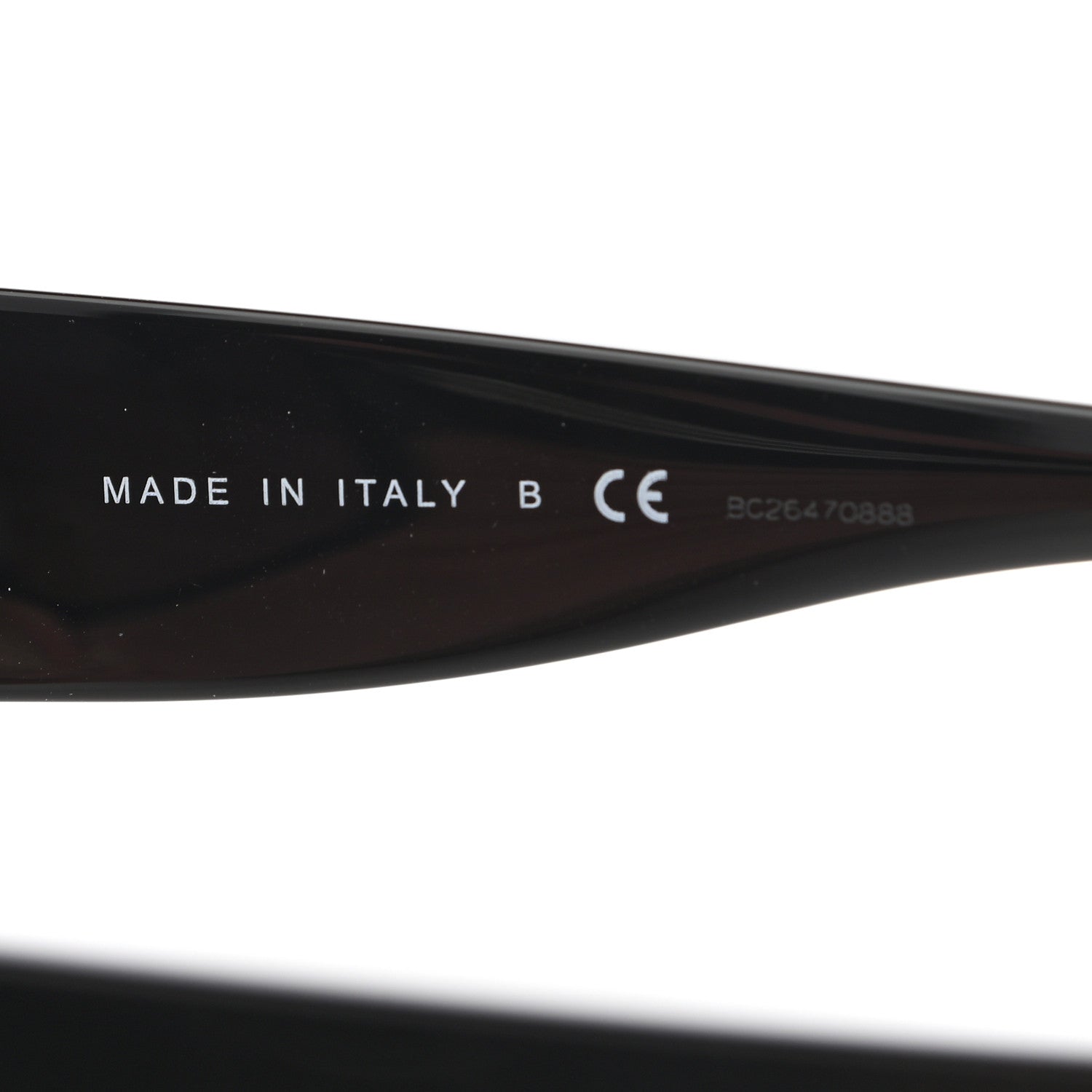 Chanel Acetate Shield Sunglasses 5449-A Black 7 of 7
