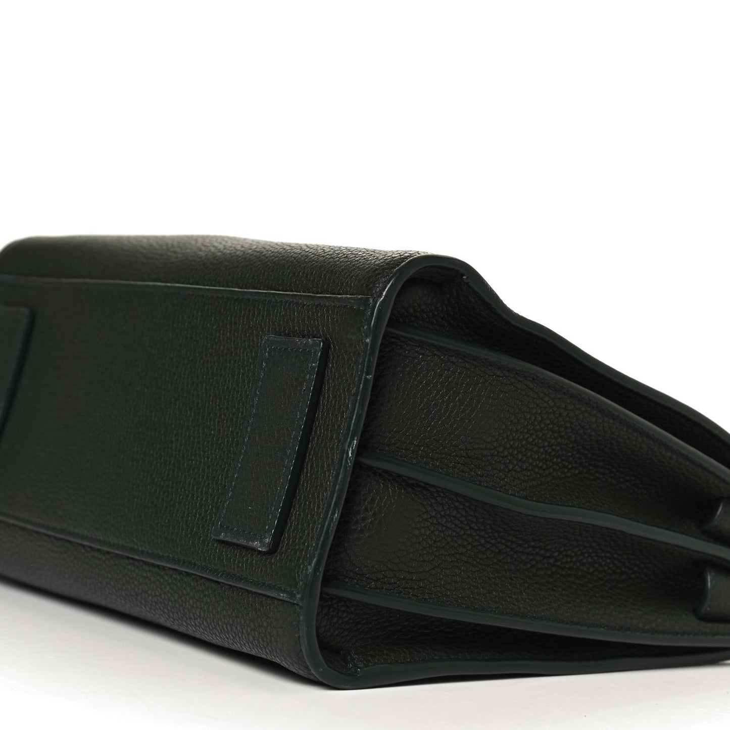 Grained Calfskin Baby Sac De Jour Souple Dark Green
