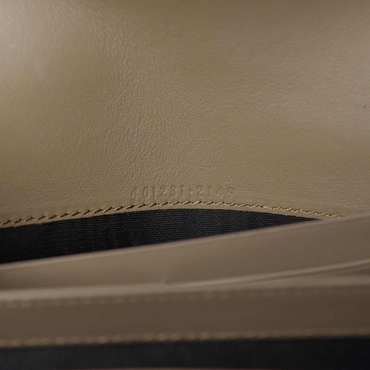 GG Supreme Monogram Mini Dionysus Chain Wallet Beige Taupe
