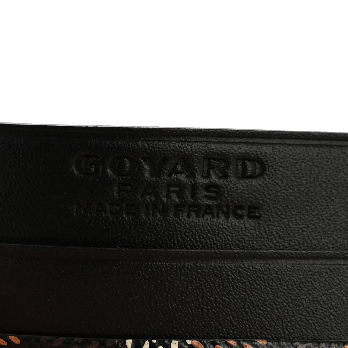 Goyardine Saint Sulpice Card Holder Black