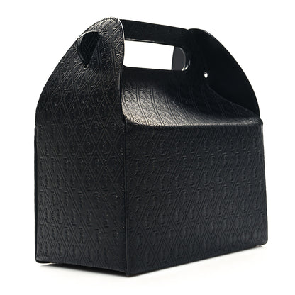 Saint Laurent Calfskin Monogram Take Away Box Black 3 of 9
