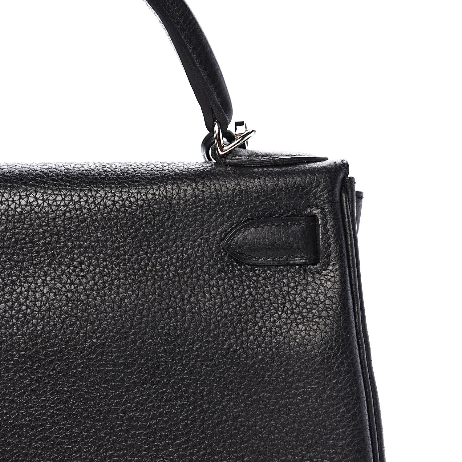 Hermes Taurillon Clemence Kelly Retourne 28 Black 22 of 38