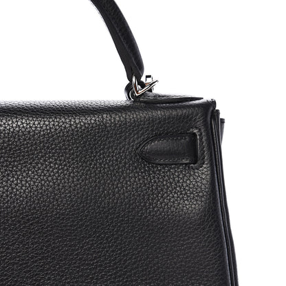 Hermes Taurillon Clemence Kelly Retourne 28 Black 22 of 38