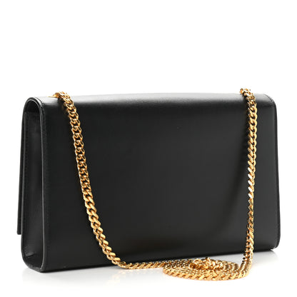 Saint Laurent Smooth Calfskin Medium Classic Monogram Kate Tassel Satchel Black 3 of 9