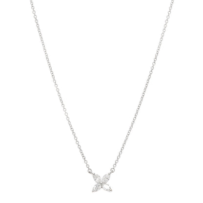 Tiffany Platinum Diamond Small Victoria Necklace 1 of 6