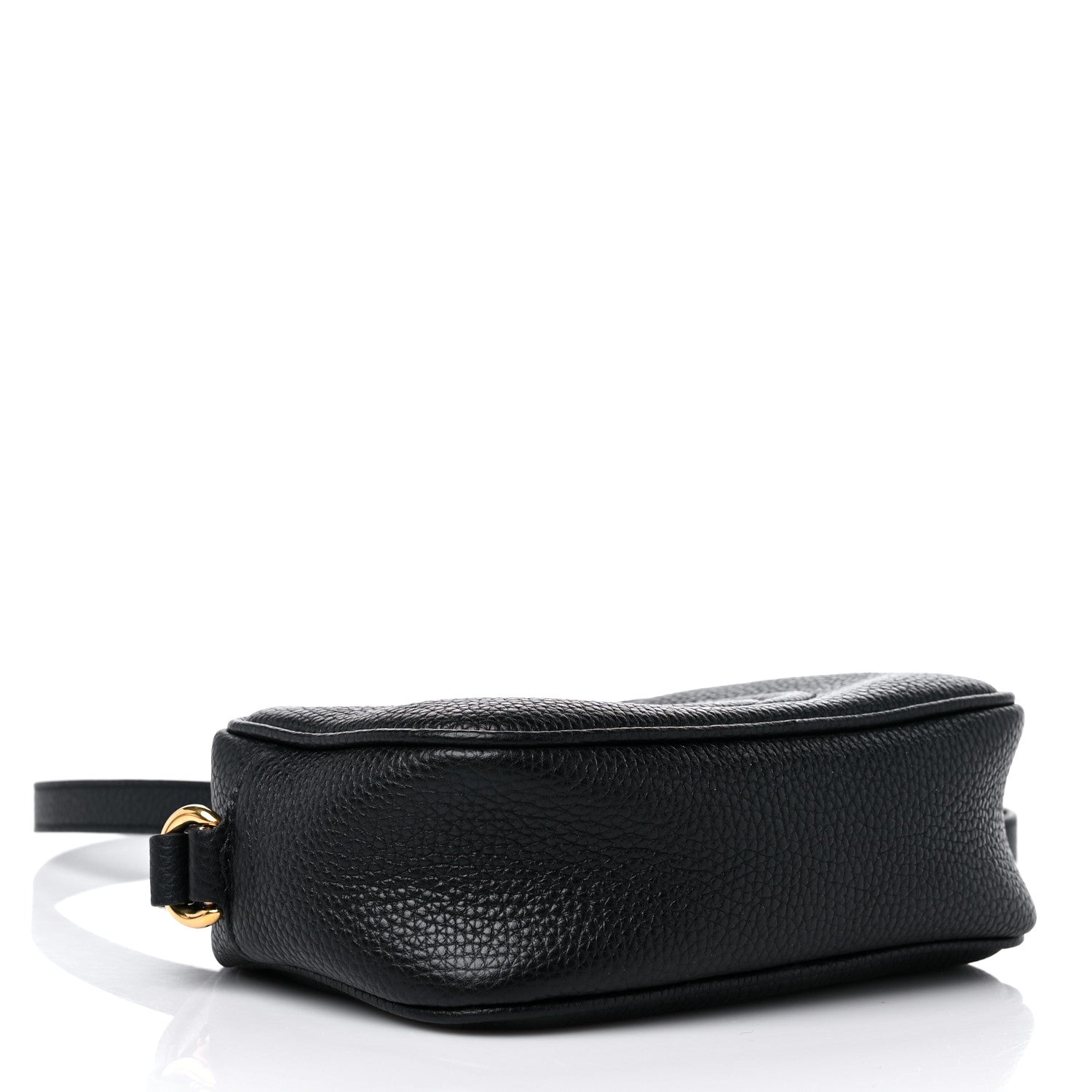 Gucci Pebbled Calfskin Mini Soho Disco Bag Black 5 of 12