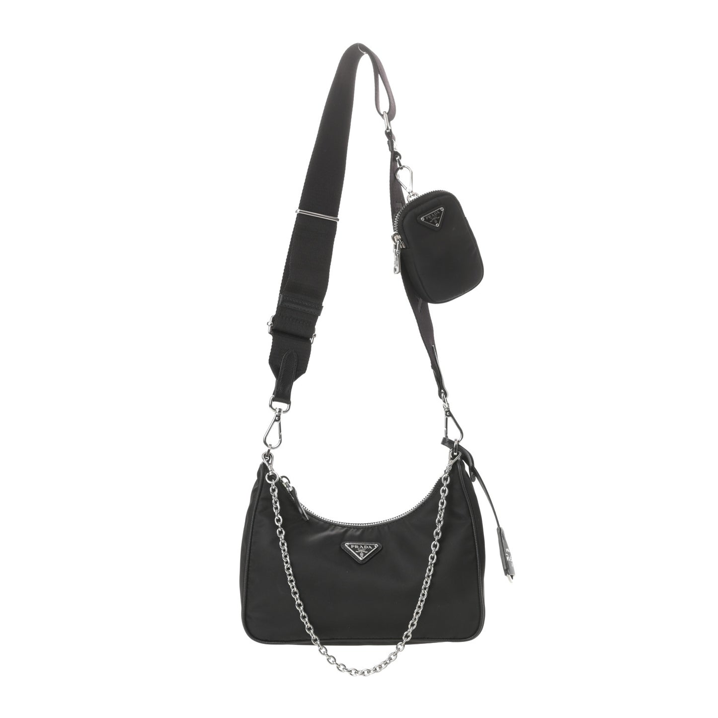 Nylon Re-Edition 2005 Shoulder Bag Black