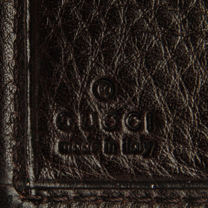 Gucci Calfskin Web Horsebit French Flap Wallet Brown 6 of 7