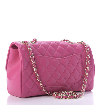 Chanel Lambskin Quilted Medium Mademoiselle Chic Flap Pink 3 of 9