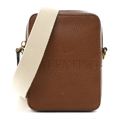 Valentino Garavani Pebbled Calfskin Logo Small Crossbody Bag Selleria 1 of 9