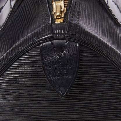 Louis Vuitton Epi Speedy 25 Black 6 of 8