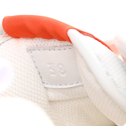 Hermes Mesh Calfskin Womens Giga Sneakers 38 White 8 of 11