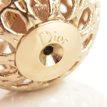 Christian Dior Cannage Mise En Dior Tribal Earrings Gold 5 of 5