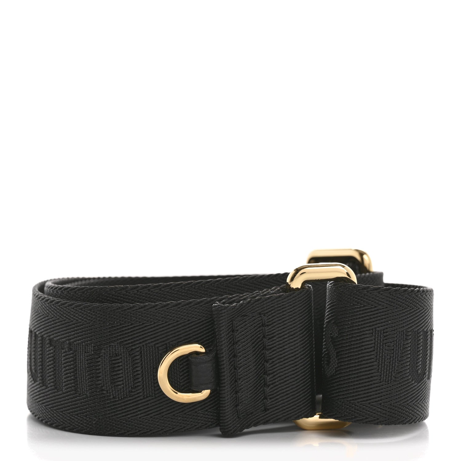 Louis Vuitton Jacquard Bandouliere Shoulder Strap Black 2 of 6