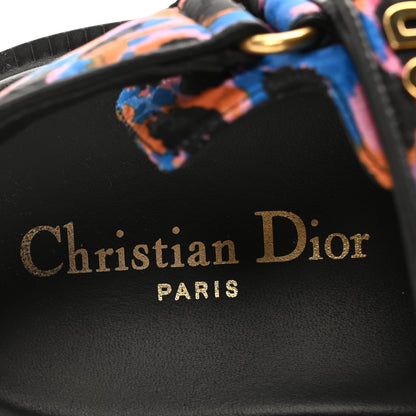 Christian Dior Technical Fabric Mizza Print Dioract Sandals 36 Multicolor 8 of 9