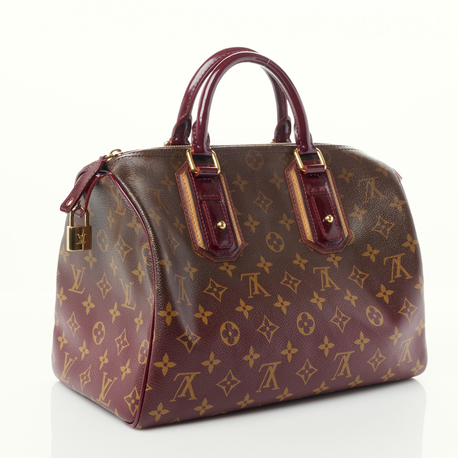 Louis Vuitton Monogram Mirage Speedy 30 Bordeaux 3 of 14