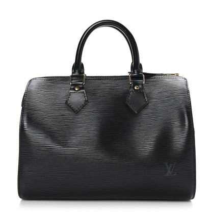 Louis Vuitton Epi Speedy 25 Black 1 of 12