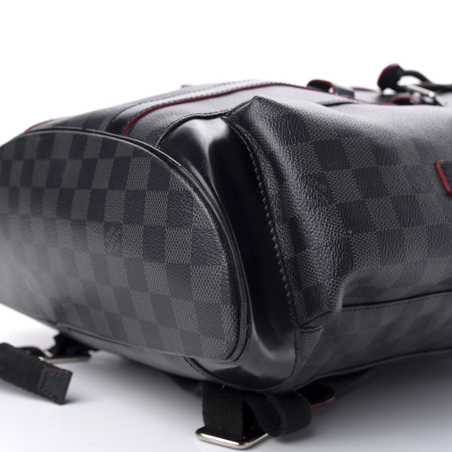 Louis Vuitton Damier Graphite Christopher PM Red 9 of 11