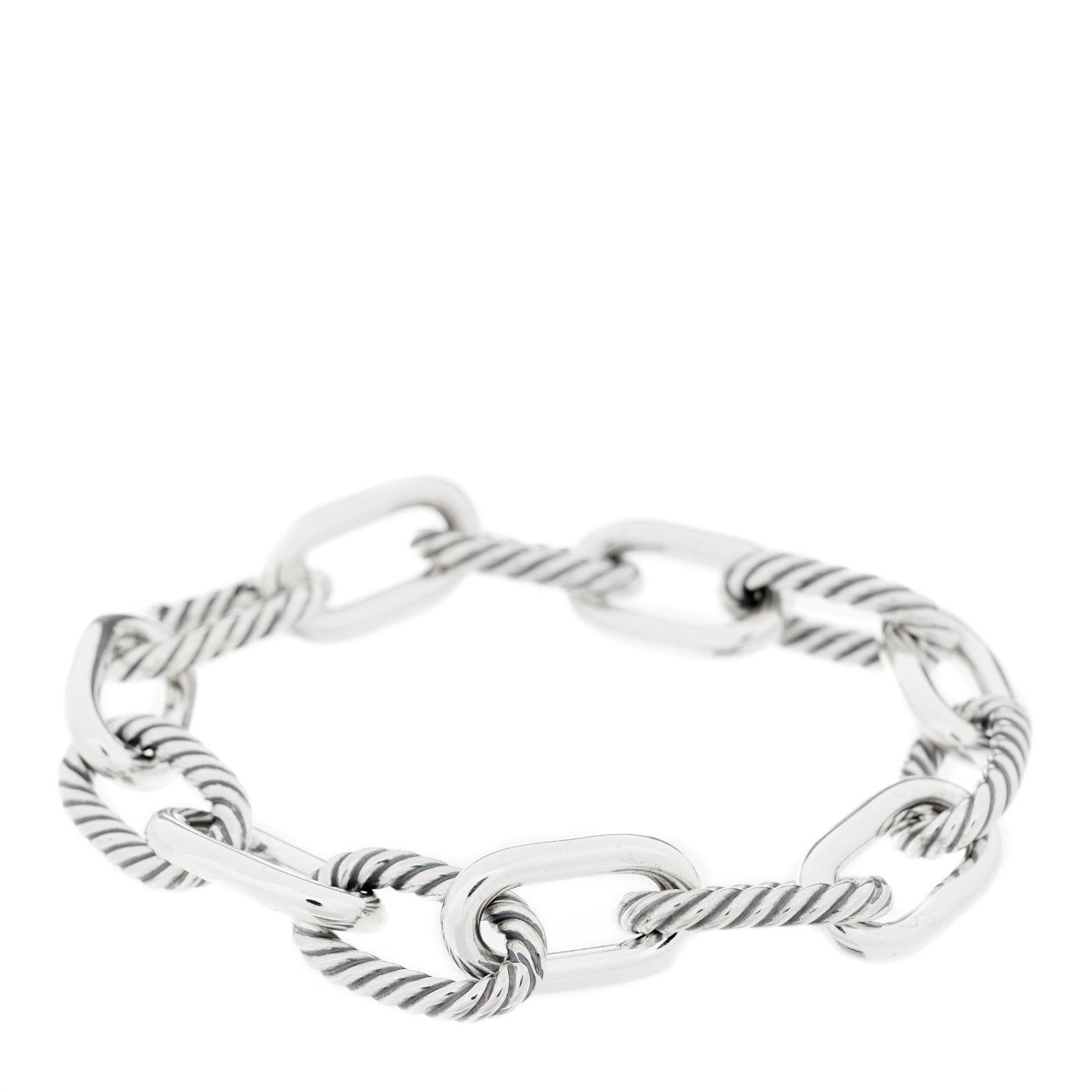 David Yurman Sterling Silver 11mm Madison Chain Bracelet 1 of 4