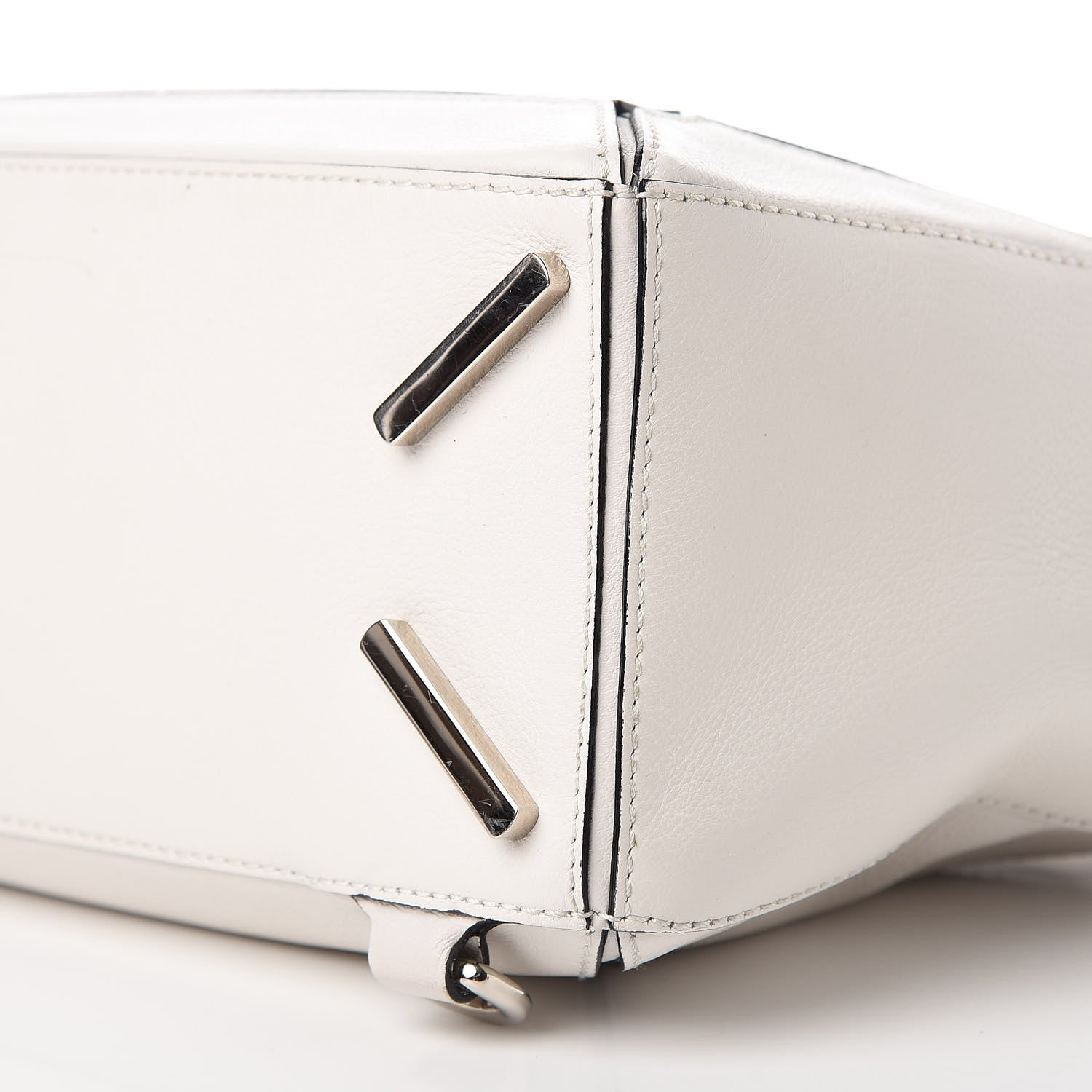 Loewe Calfskin Small Puzzle Bag White 7 of 10