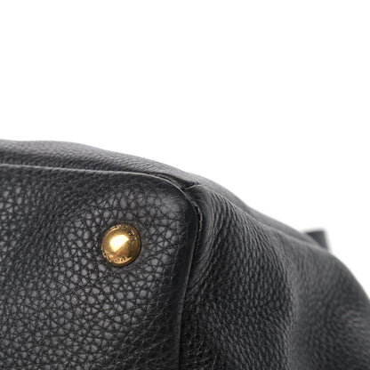 Prada Vitello Daino Tote Black 6 of 13
