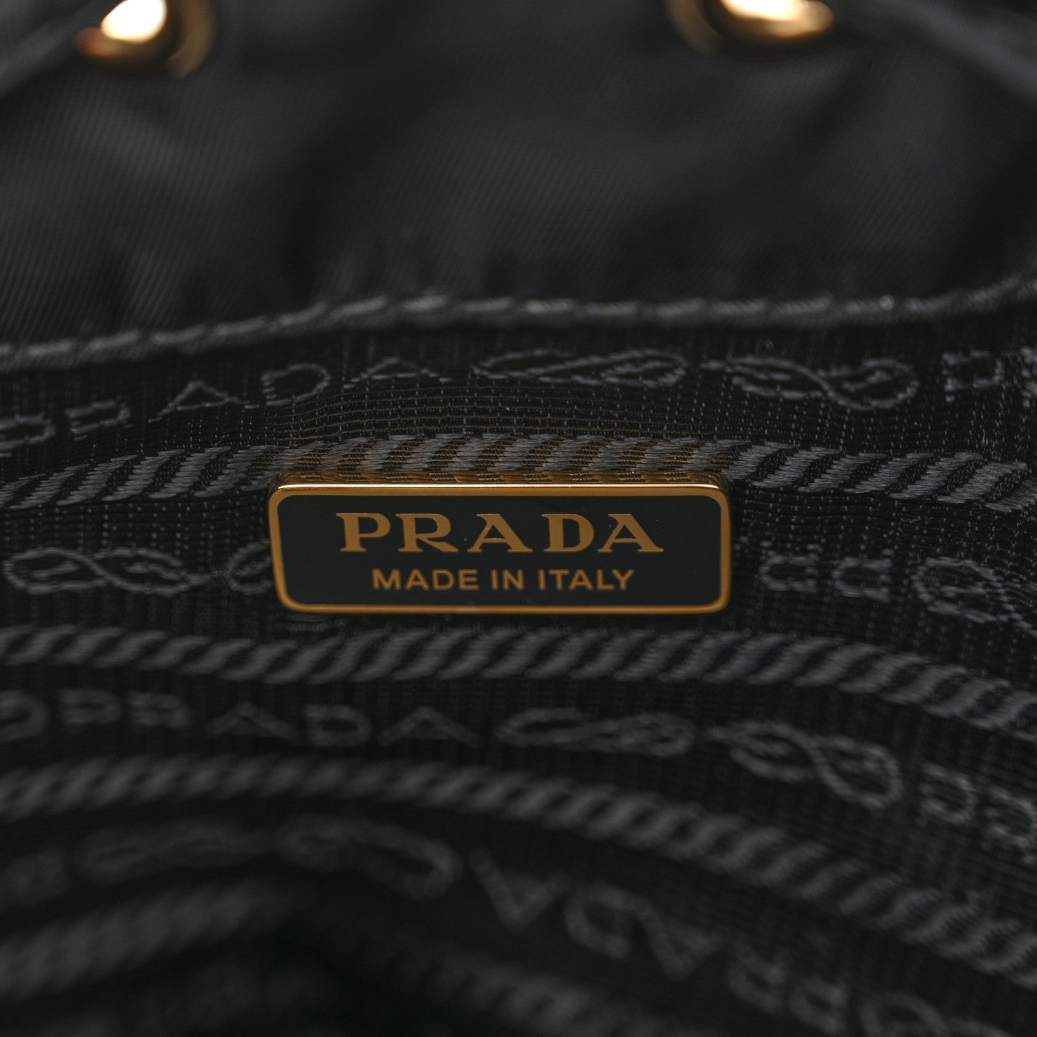 Prada Re-Nylon Saffiano Mini Re-Edition 1978 Bucket Bag Black 6 of 10