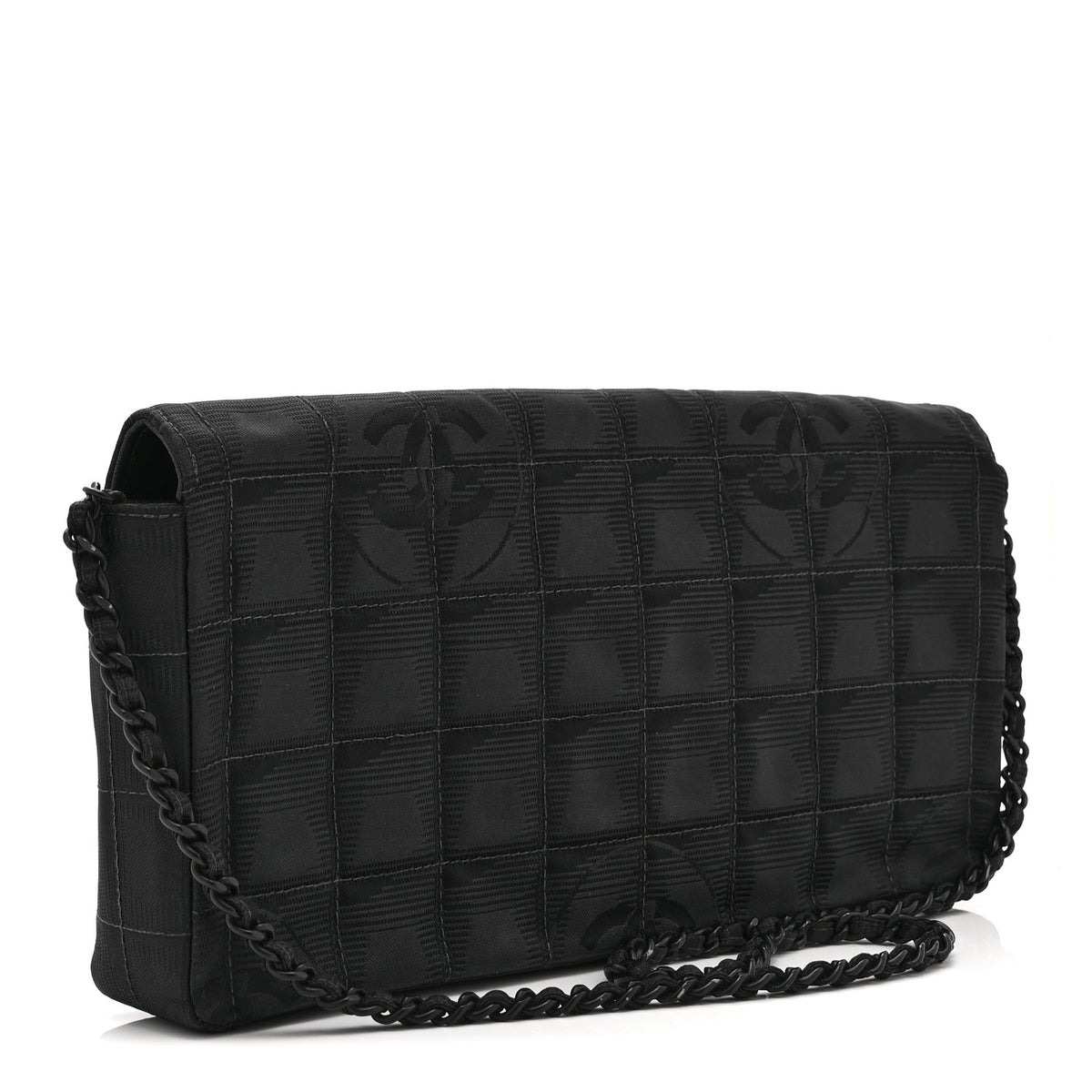 Chanel Nylon Medium Travel Flap Black 3 of 11